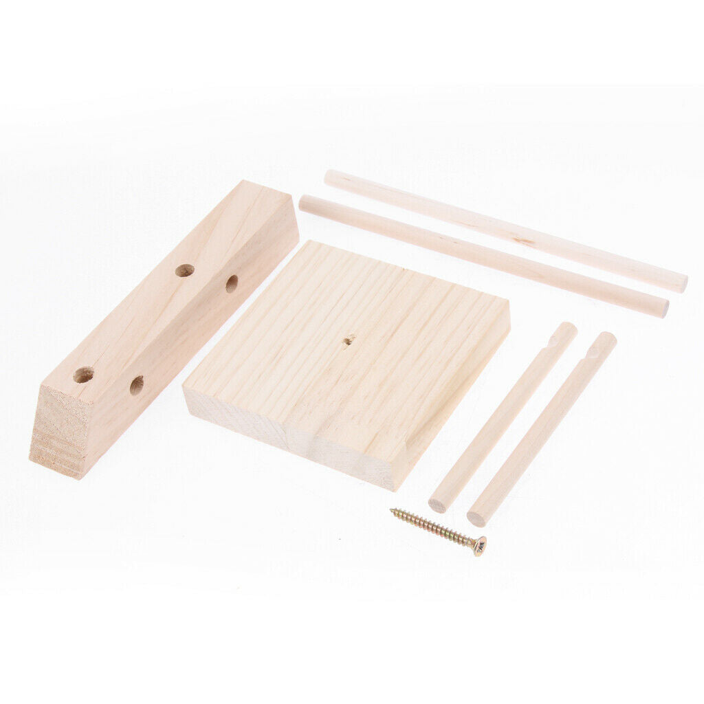 Wood Sunglasses Eyeglass Rack Display Stand Holder Single Line for 2 Pairs