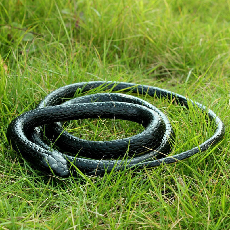 130cm Long RÃ©aliste Caoutchouc Souple Serpent Jardin HÃ©lices DrÃ´le Blague Jouet