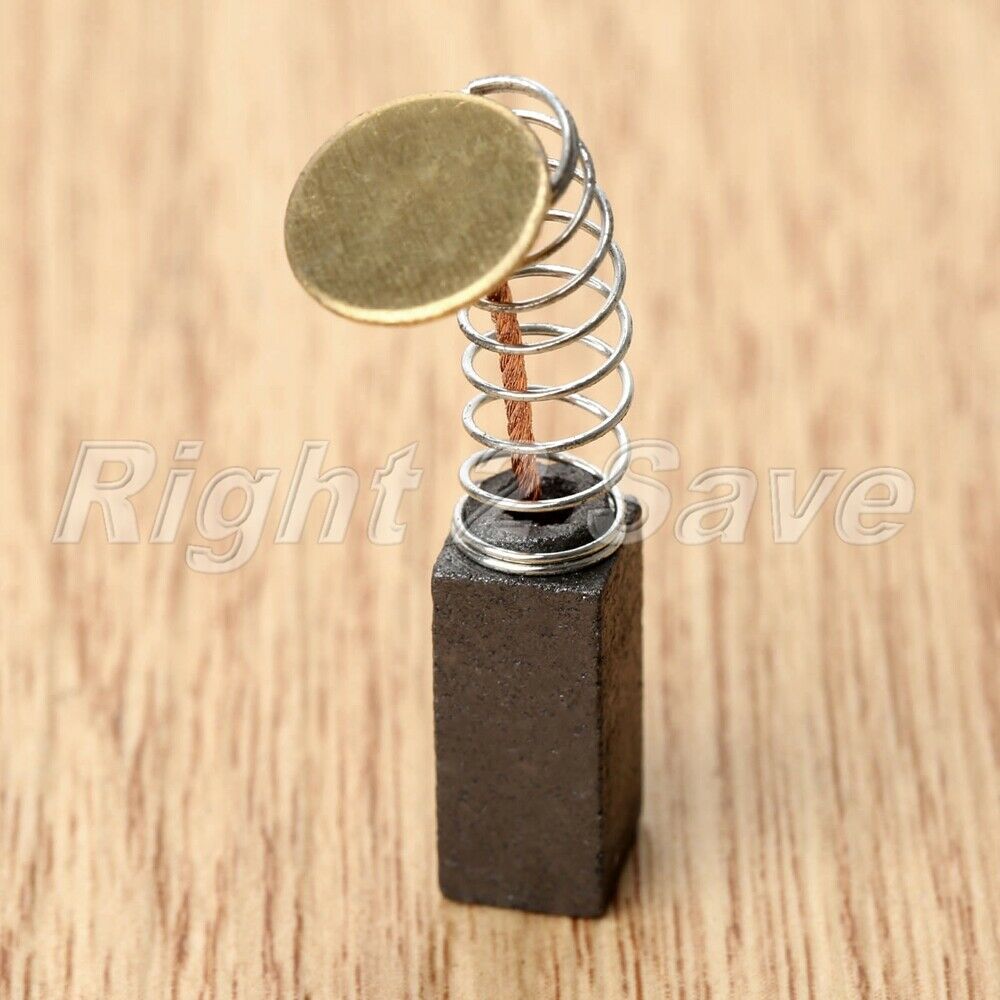 10x Carbon Brushes Angle Grinder For Generic Electric Motor Power Tool 6x6x6.5mm