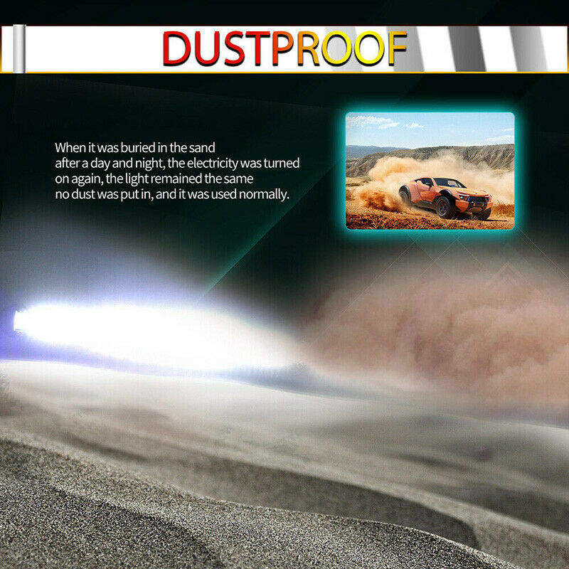 Ultra-thin 520W 10inch Led Light Bar Flood Spot Combo Offroad SUV 10"L XGM Rf