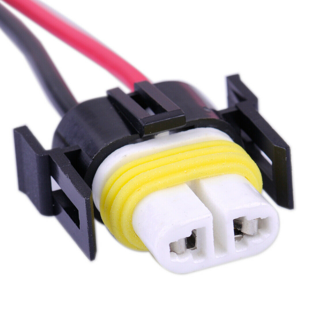 2x H11 H8 Female Wiring Harness Connector Wire Socket Headlight Fog Light An