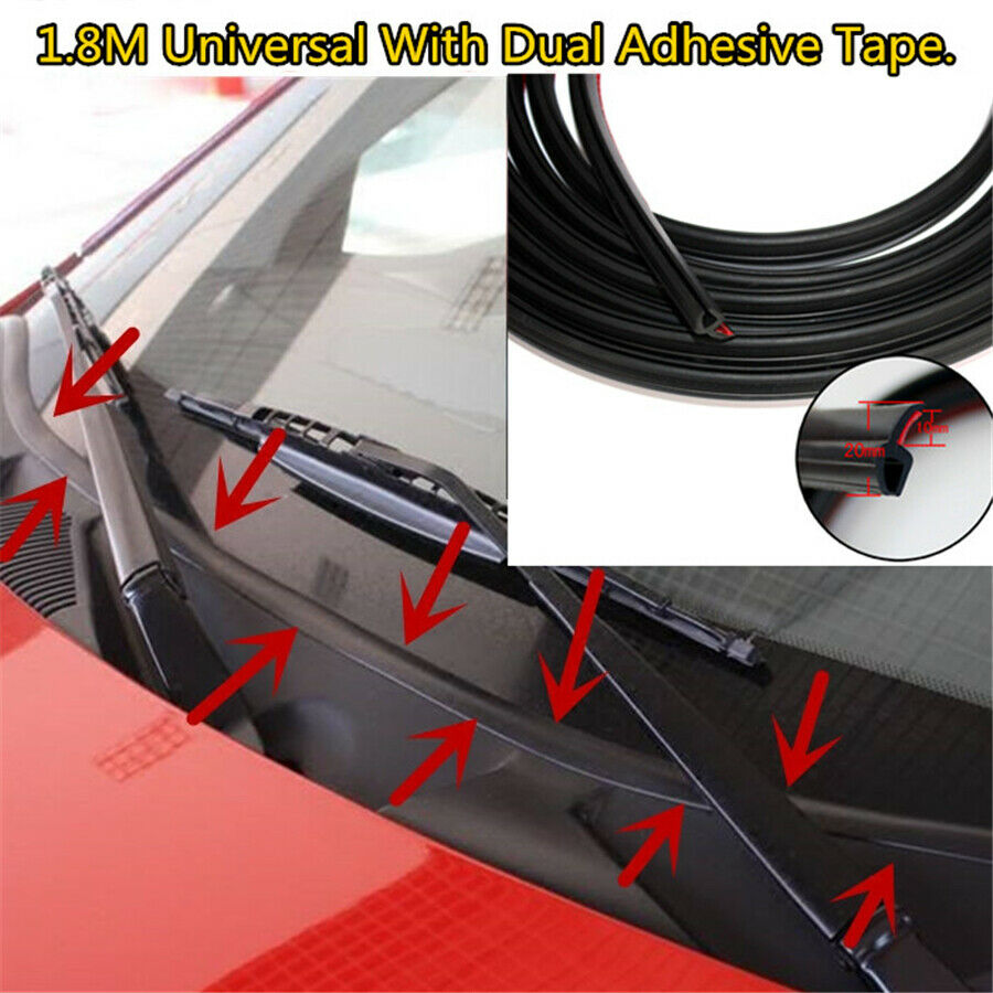 Car Seal Under Front Windshield Panel Sealed Rubber Sealed Strips with Adhesive