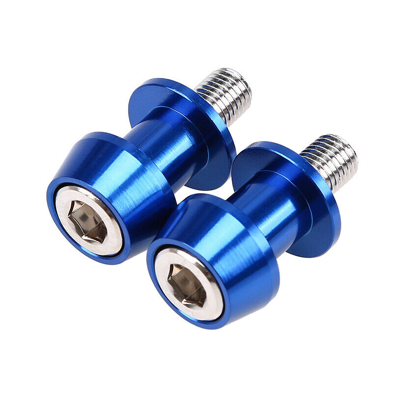 2Pcs Swingarm Spools Slider 10mm Stand Screws Durable For Yamaha Kawasaki Suzuki