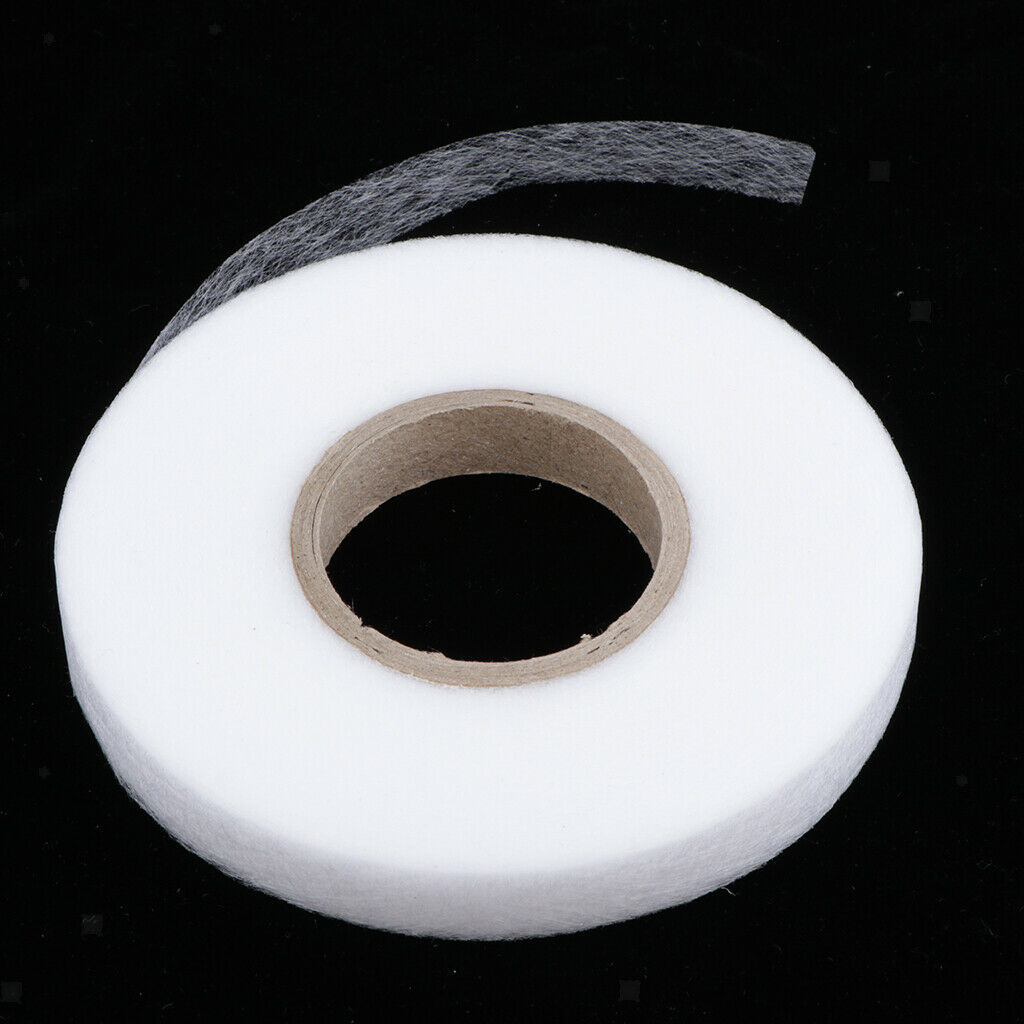 2 Roll Fabric Fusing Tape Adhesive Hem Tape for Window Curtains Cloths
