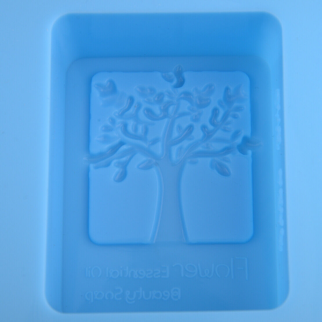 Silicone 4-Cavity Cake Mould Soap Mold Baking Tray Handmade Crafts Rectangle An