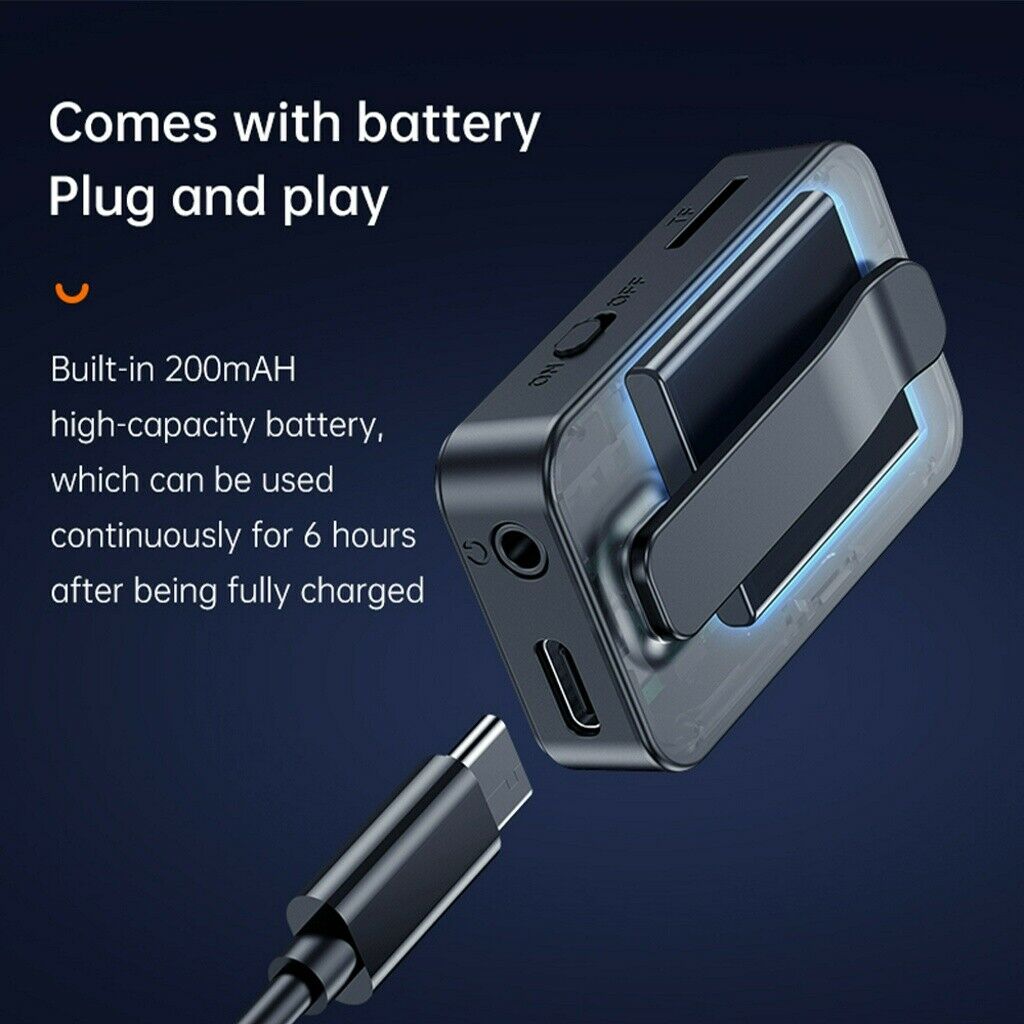 Audio Receiver Adapter LCD Display MP3 Music TF Player Wireless FM Transmitter