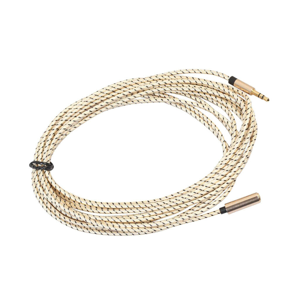 3.5mm Male to Female Jack Stereo Audio Extender Cord for Amplifier  300cm