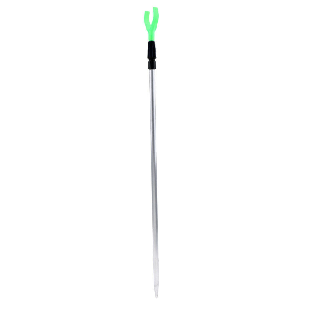 4X Telescopic Fishing Rod Rest Fishing Rod Stand Bracket Ground Holder Aluminum