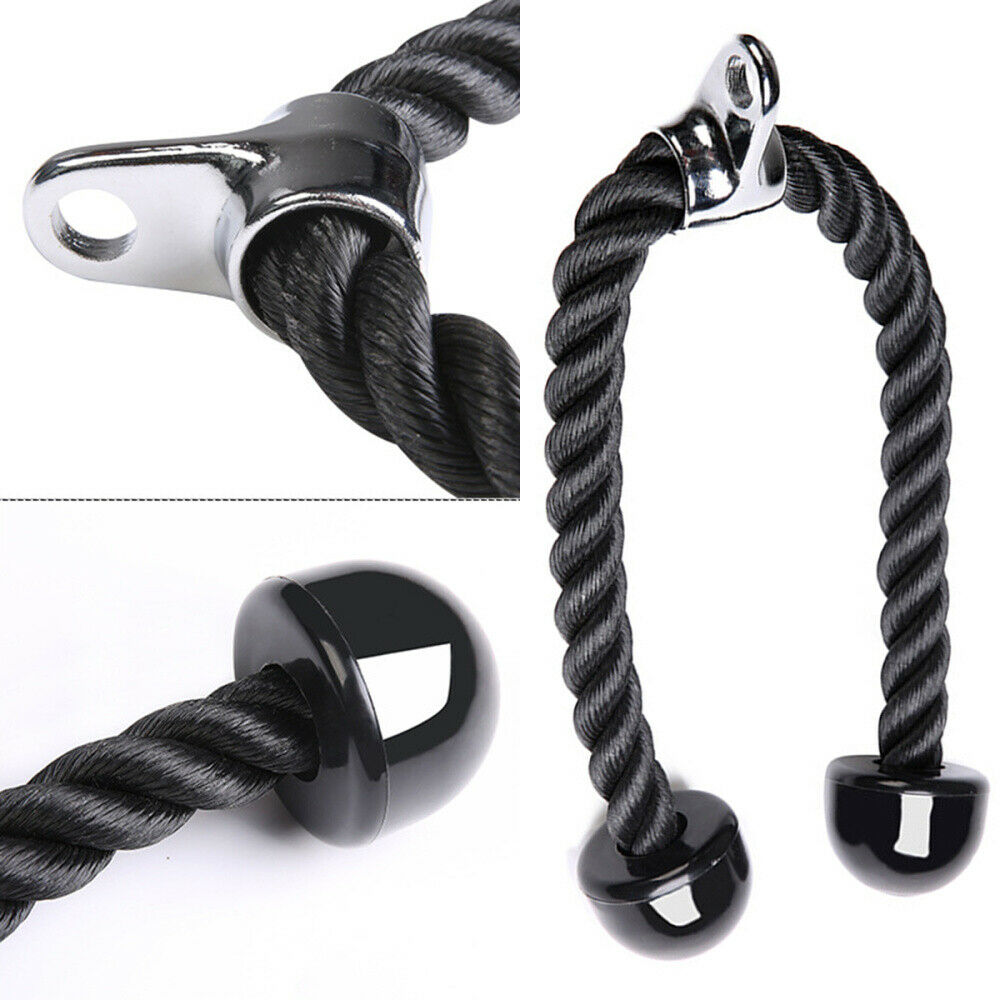 Tricep Pull Down Rope Abdominal Crunches Cable Attachment Laterals Biceps Rope