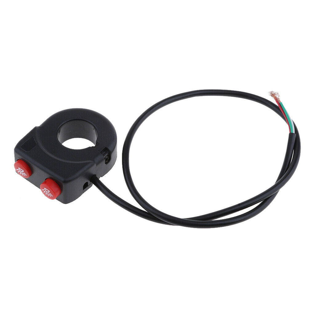 7/8'' 22mm Handlebar Double Control Switch for Scooter Headlight Fog Light