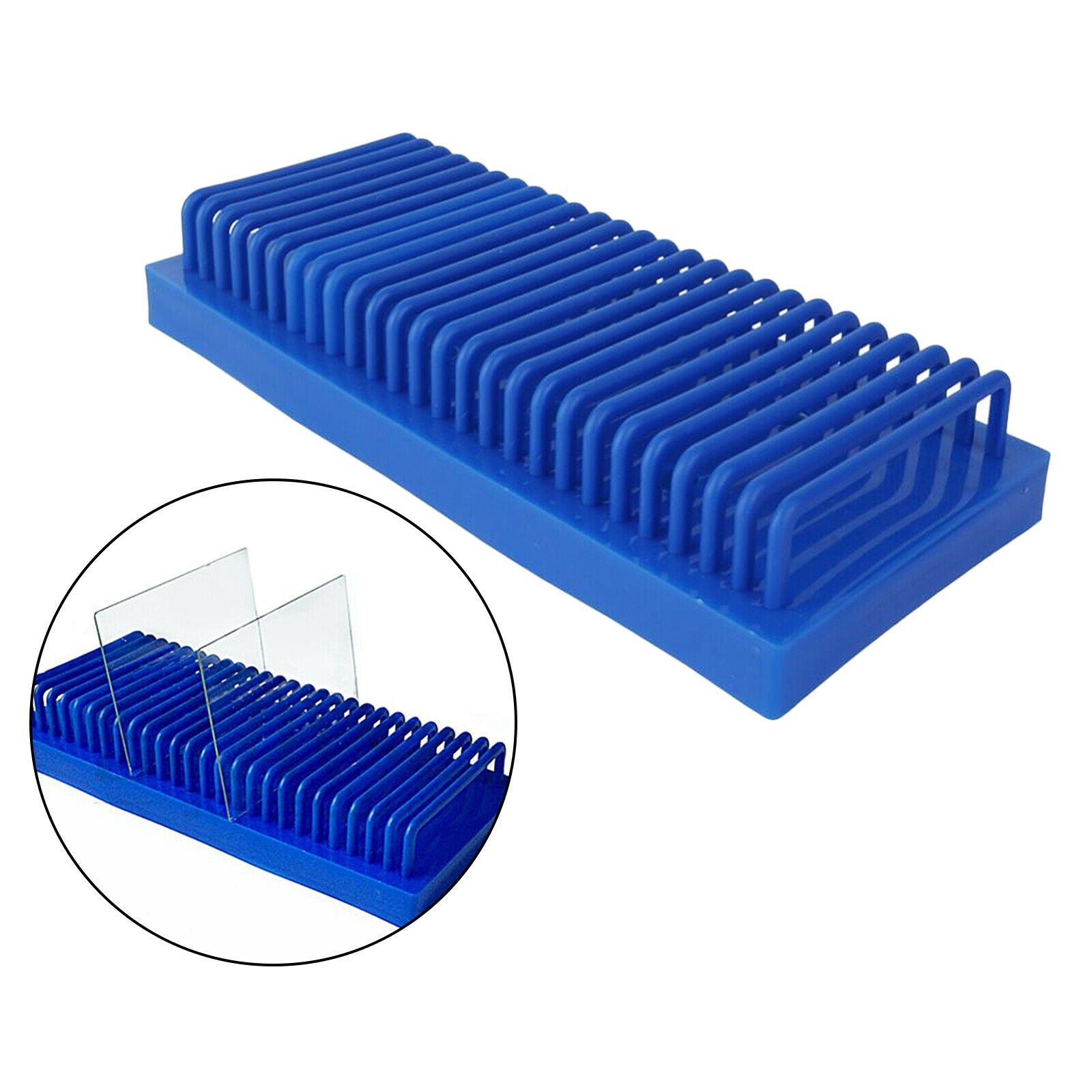 1pc Laboratory Electrophoresis Gel Glass Drain Rack Education Laboratory