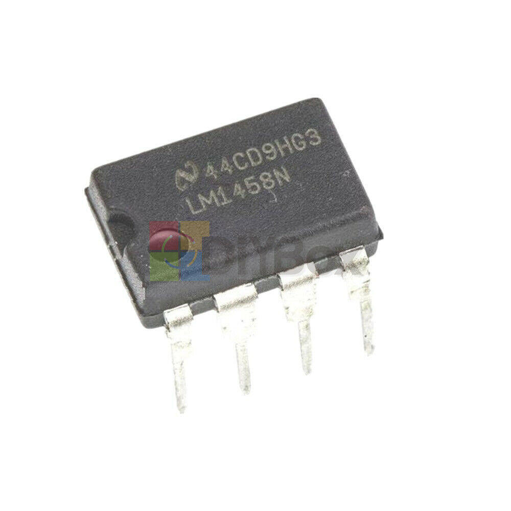 50PCS 1458 LM1458N DIP-8 LM1458 IC DUAL OPERATIONAL AMPLIFIER IC