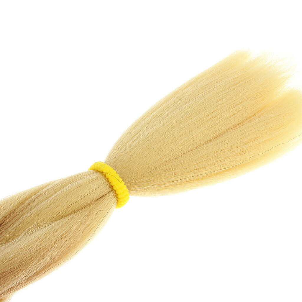 24" Ombre Kanekalon Jumbo Braiding Hair Extensions Black+Coffee+Blonde