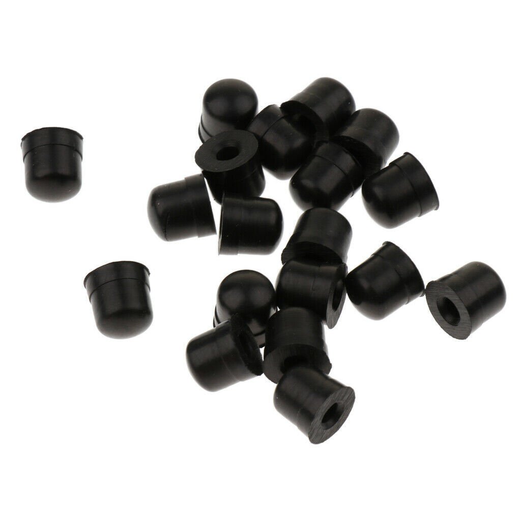 20x Trombone Slide Bow Rubber End Bumper Tip for Brass Instrument Accessory