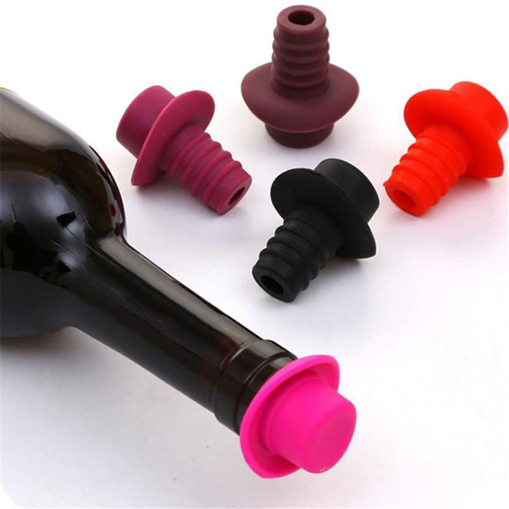 5 X1.1'' Novelty Top Hat Bottle Topper Wine Champagne Cork Stopper Kitche.l8