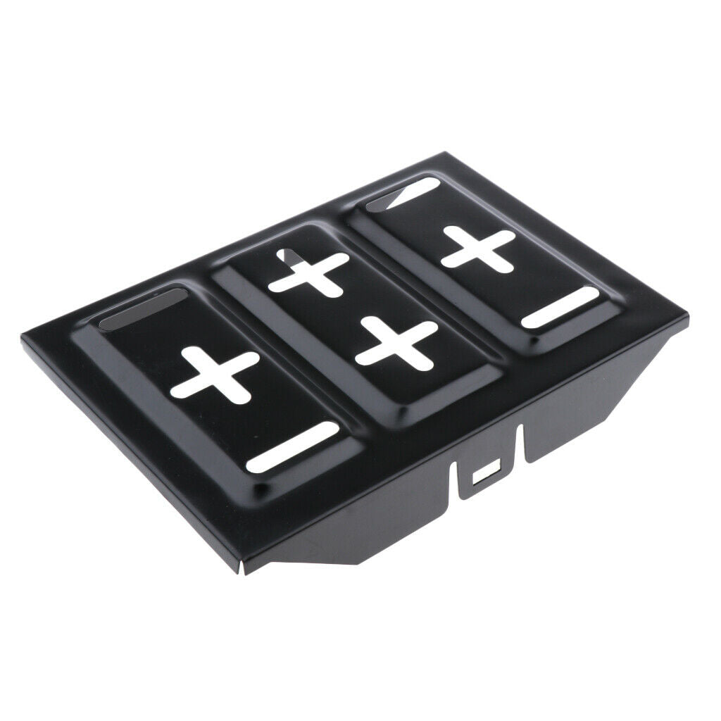 2x Car Battery Tray Recessed Slots