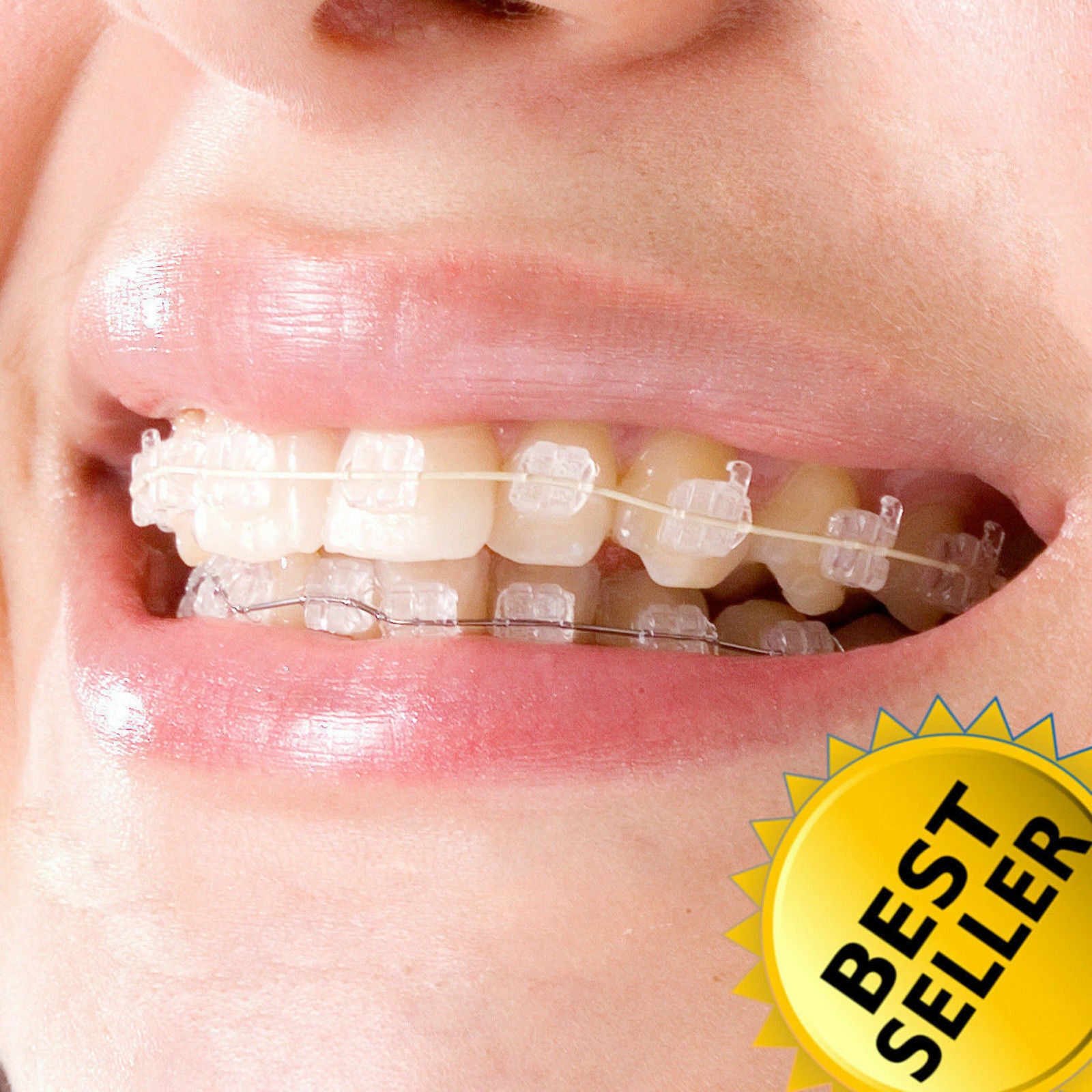 HOT Prob HUBIT Crystal Sapphire Orthodontic Brackets Braces (MBT 022 20Brackets)
