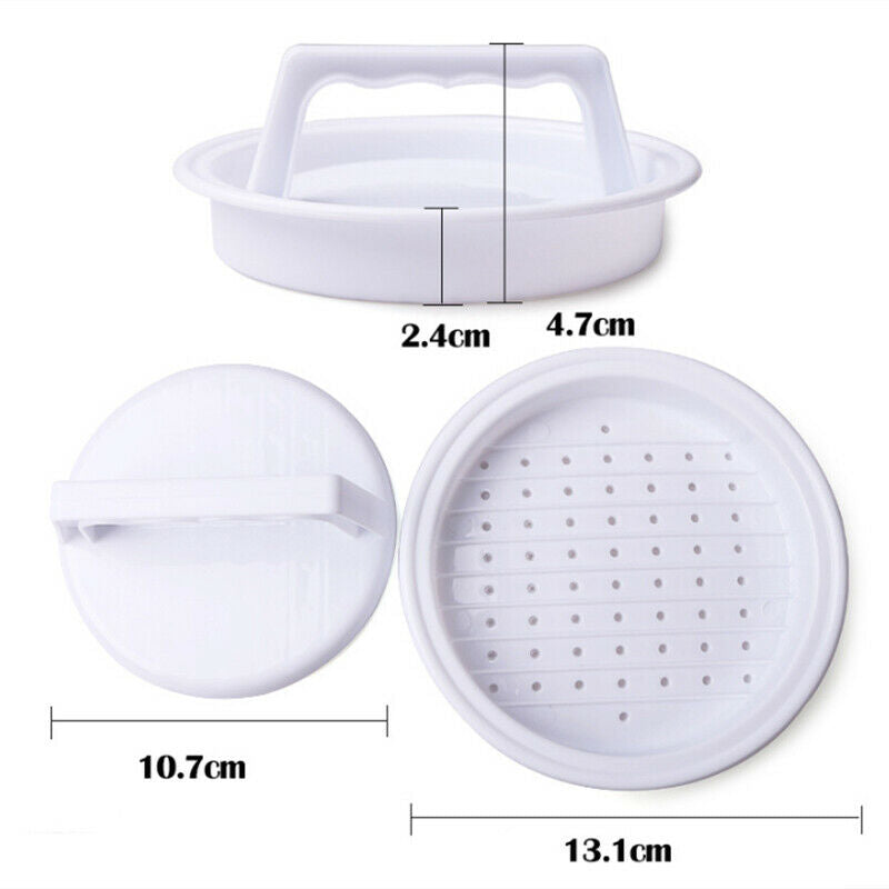 DIY Hamburger Meat Press Tool Food-Grade Plastic Makers Meat Burger Maker.l8