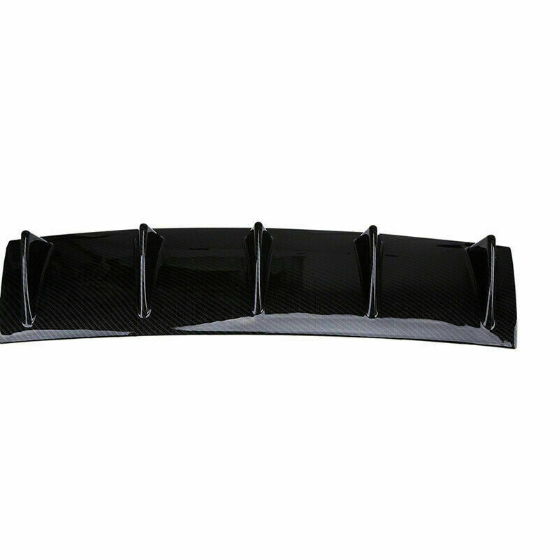 Imitate Carbon Fiber Style Rear Bumper Lower Diffuser Shark Fin SET Spoiler Tape