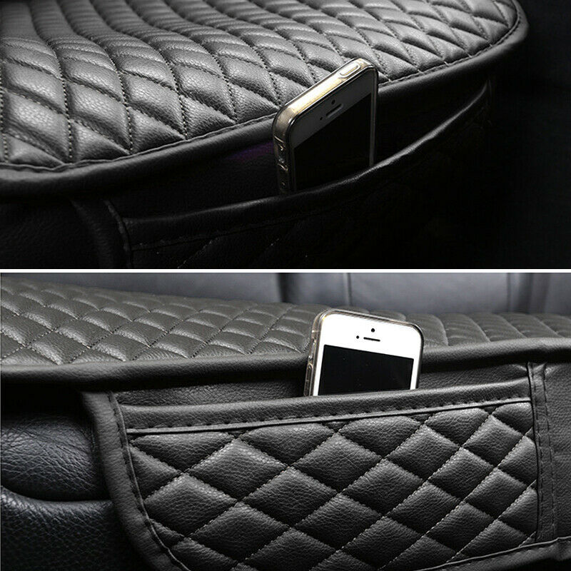 Car Front Seat Cover PU Leather Pad Mat Chair Cushion Full Surround anti-slide