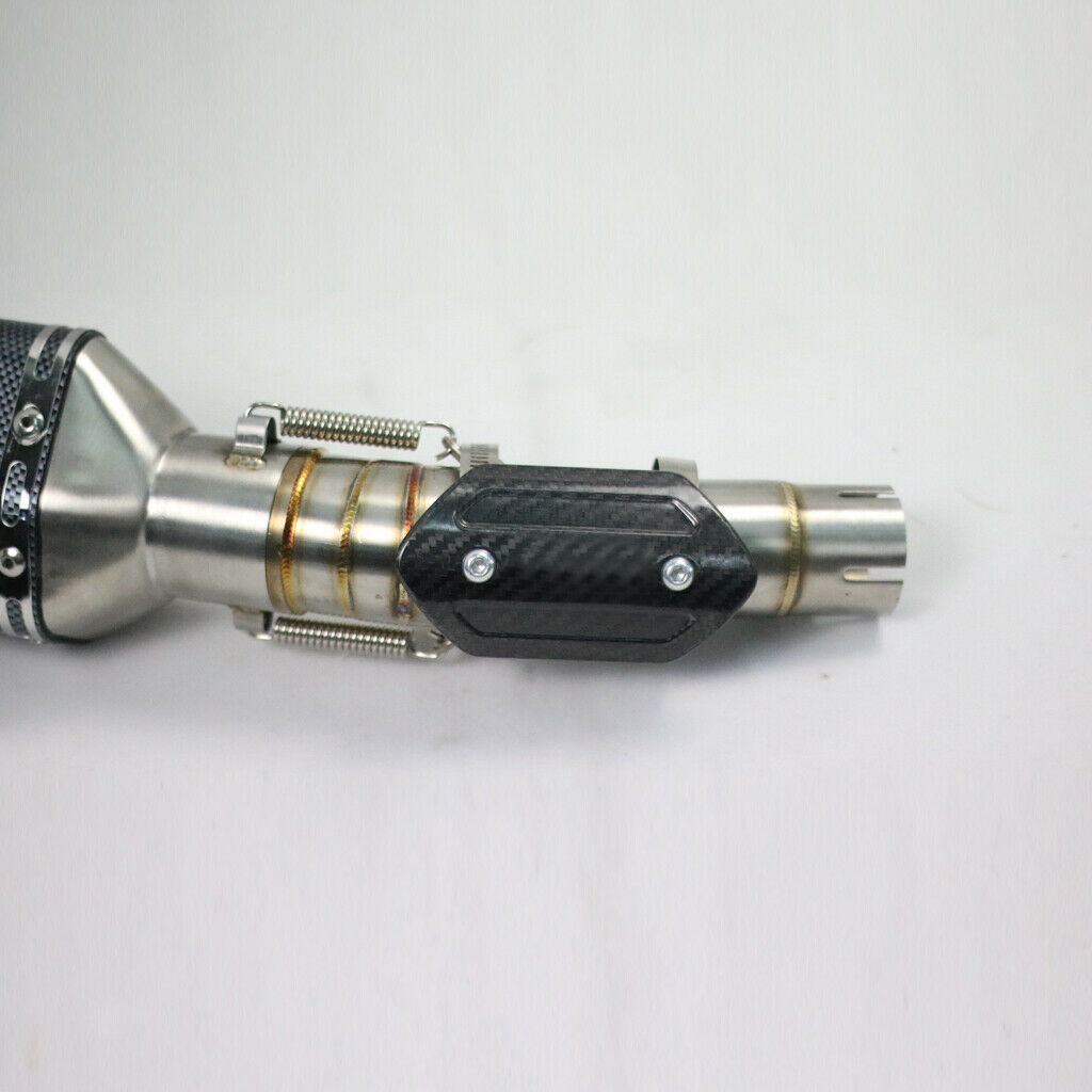 Motorcycle Exhaust Muffler Cover Carbon Fiber Protector Heat Shield