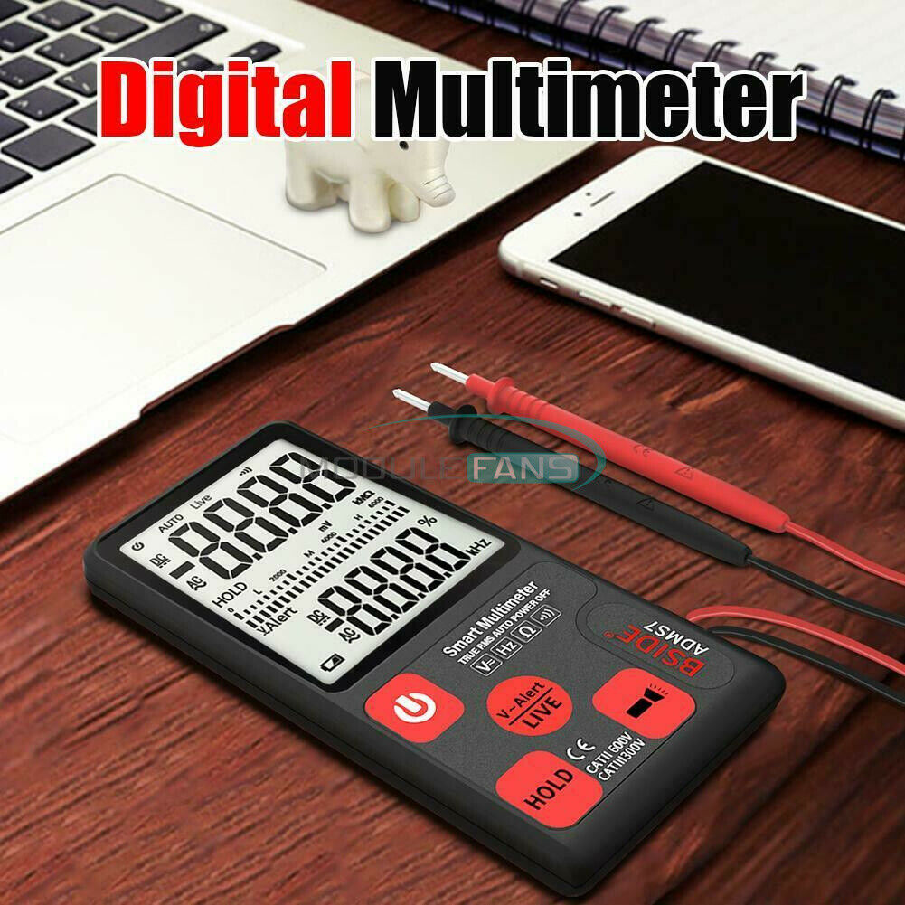 Digital ADMS7 LCD Voltmeter Ammeter Ohm Meter Multimeter Voltage AC DC Tester