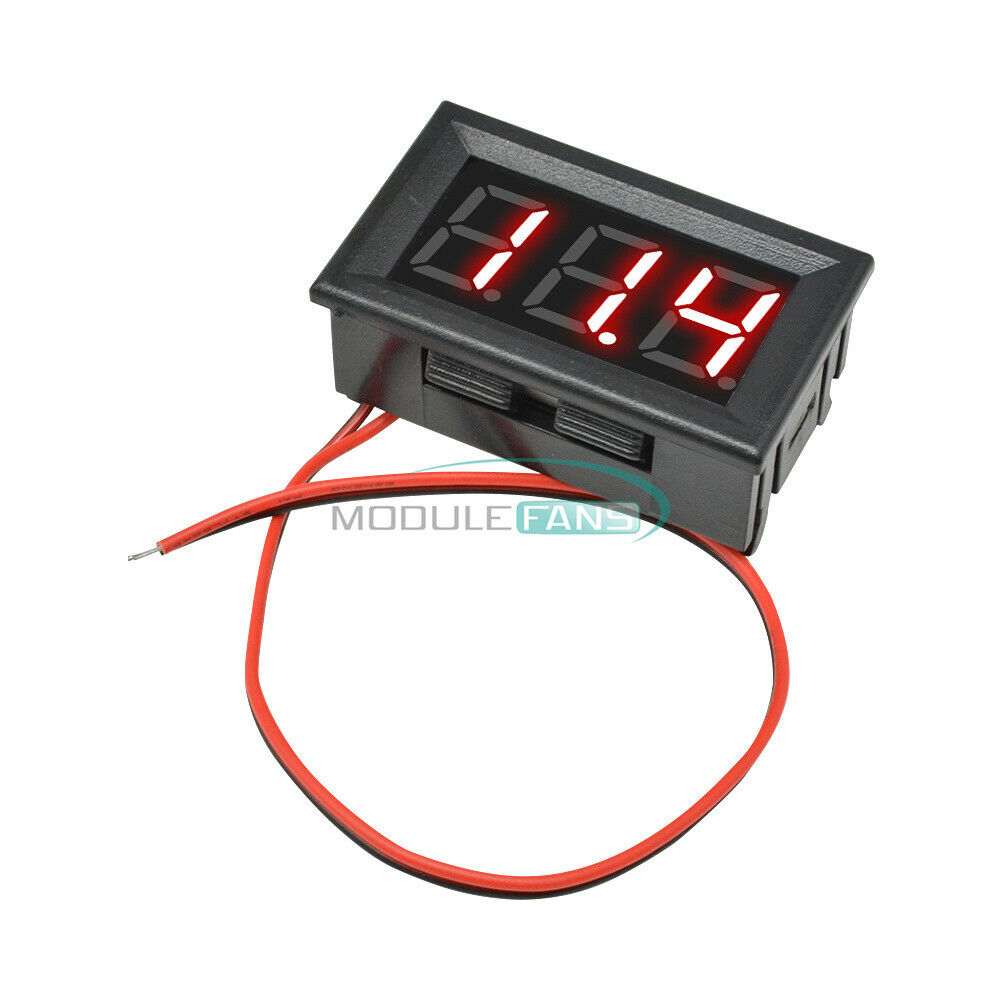 0.56"2-Wire LED Red Voltmeter Digital Voltage AC70-500V Panel Volt Ammeter Meter