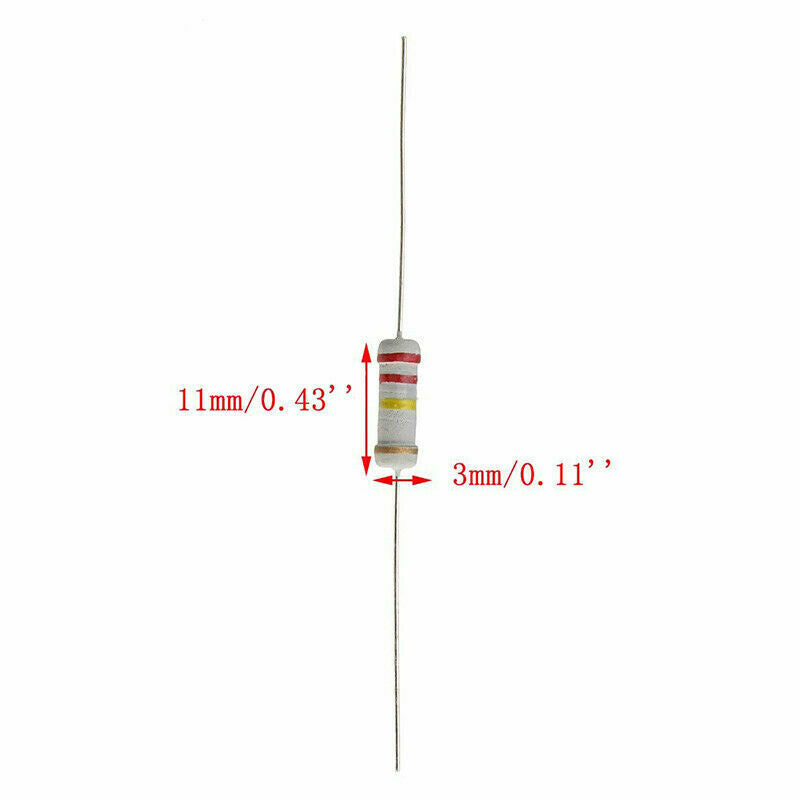20Value 10 ohm-1M ohm 1W Resistor Set 5% Resistance Assortment Kit 200pcs