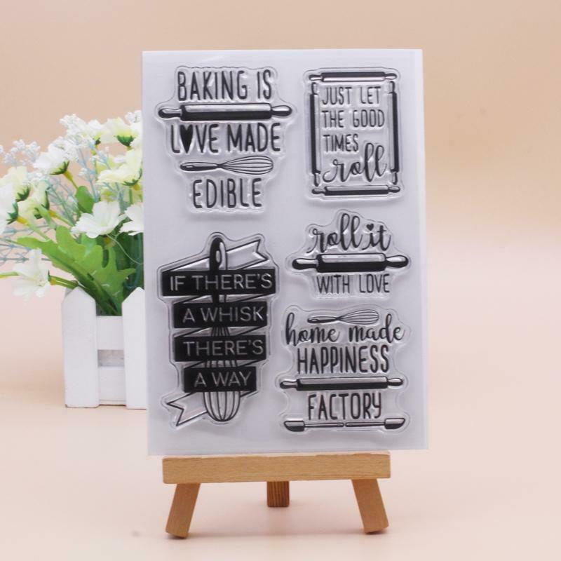 Baking Silicone Clear Seal Stamp DIY Scrapbooking Embossing Photo Album Decor