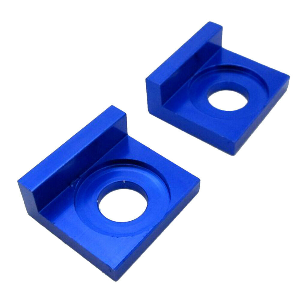 15mm Chain Adjuster Tensioner Block for Dirt Bike Motorcycle Blue & Red