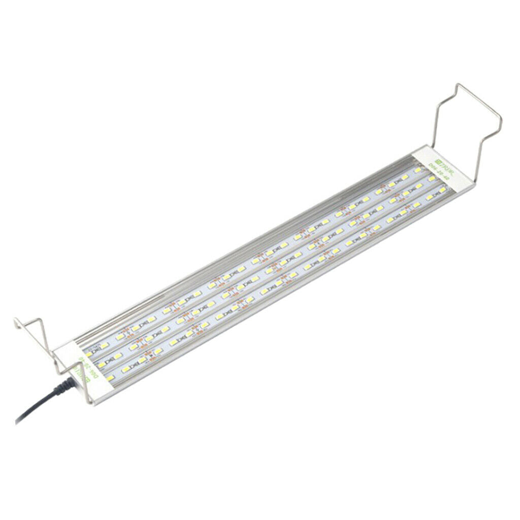 Aquarium Light Full Spectrum Lamp Extendable Bracket for 12-18" Fish Tank EU