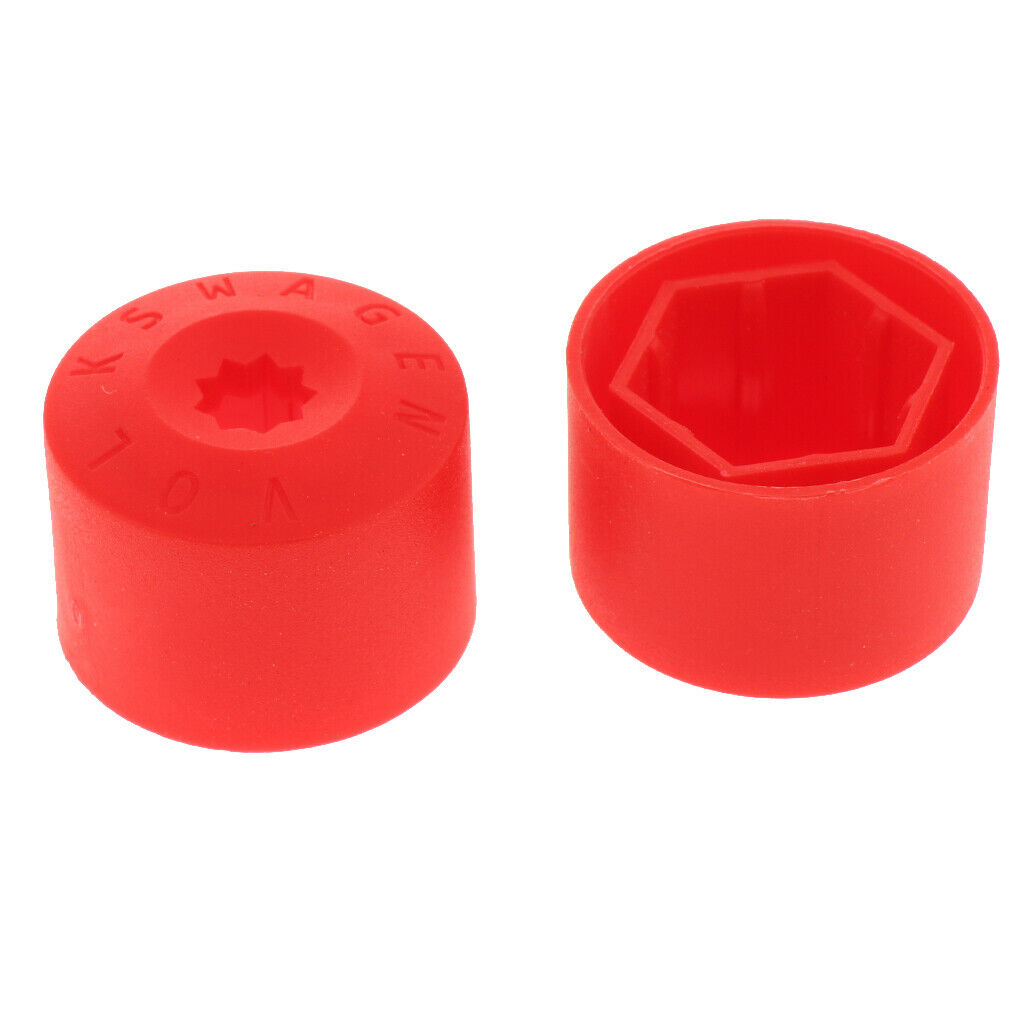 60 Pack 20mm Wheel Nut Bolt TireScrew Dustproof Covers Caps Multicolor with