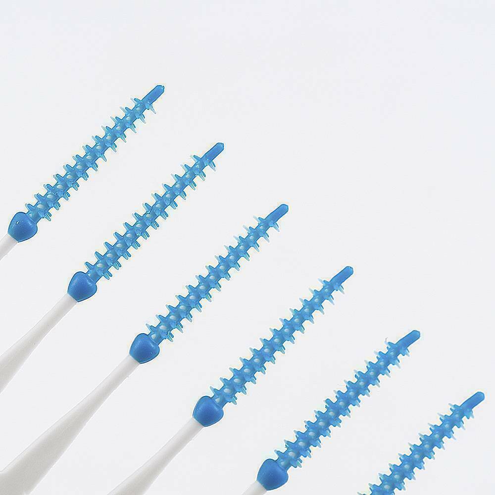 120PCS Dual Toothpick Oral Interdental Cleaner Teeth Floss Dental Gum Brush Sets