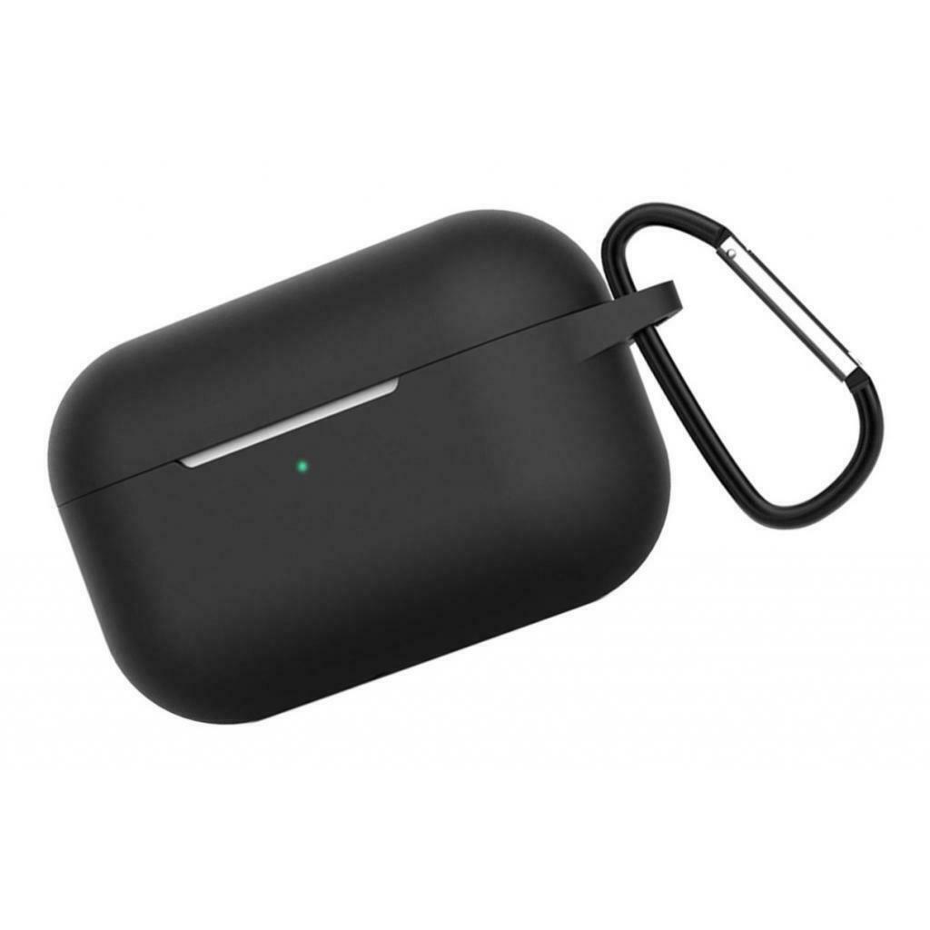 Silicone Earphones Case Protective Cover for AirPods Pro, Black