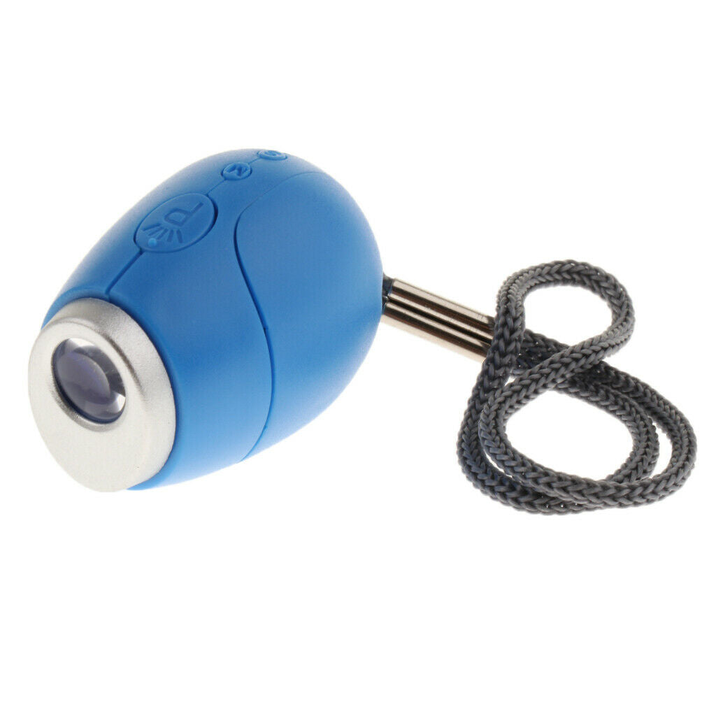 Portable Mini Projection Clock for Wall Ceiling Projection with Keyring Blue