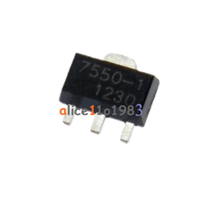 50PCS HT7550-1 0.1A 5V Low Dropout Voltage Regulator IC LDO SOT-89