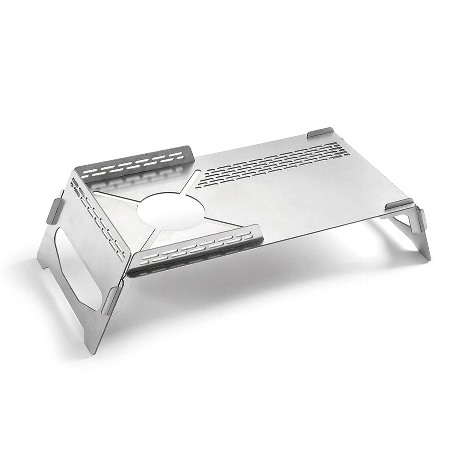 Outdoor Foldable Stove Table Camp Windproof Stand Cooking Station For Hiking