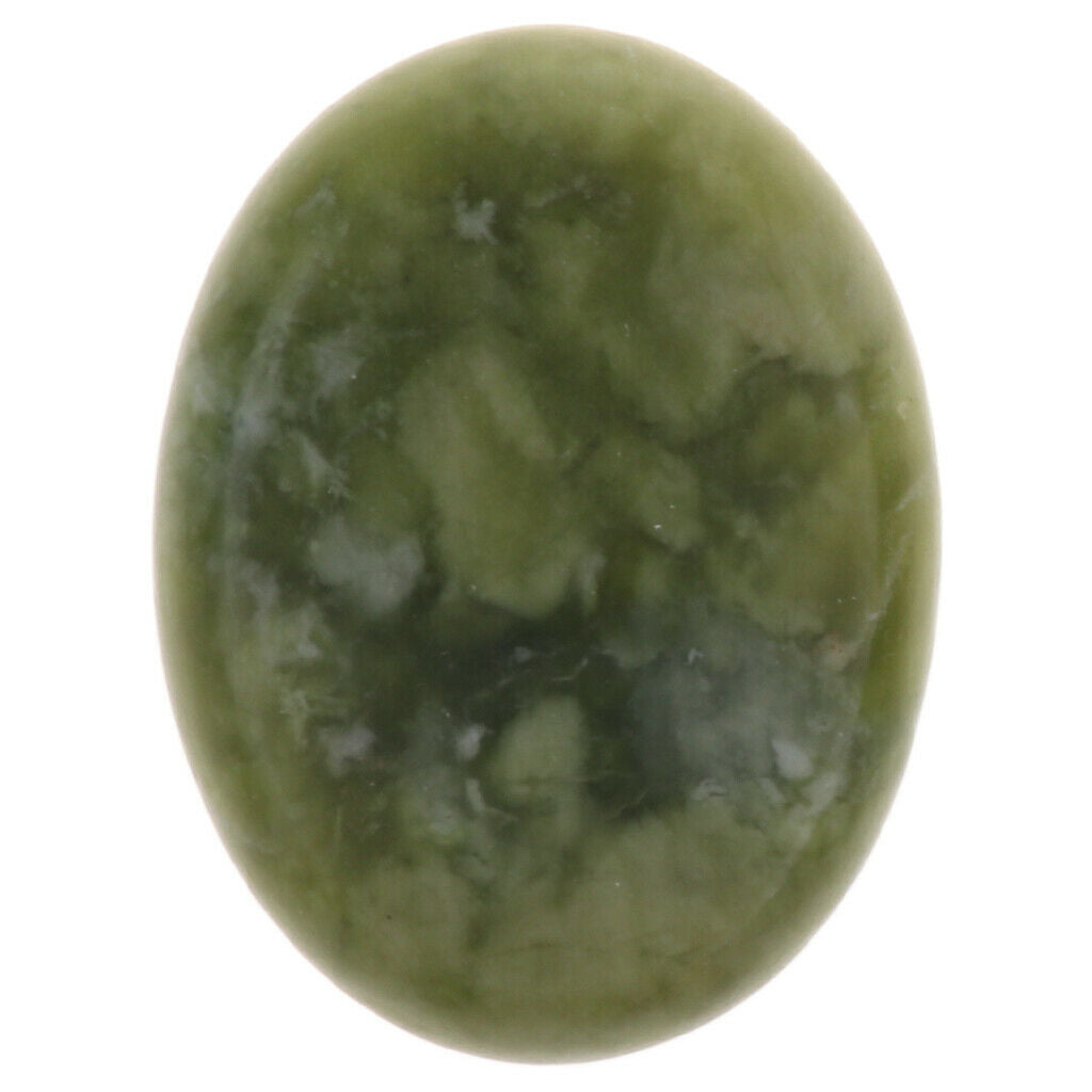 4Pcs Natural Green Facial Back Body Massage Jade Stones Rocks Set for Salon