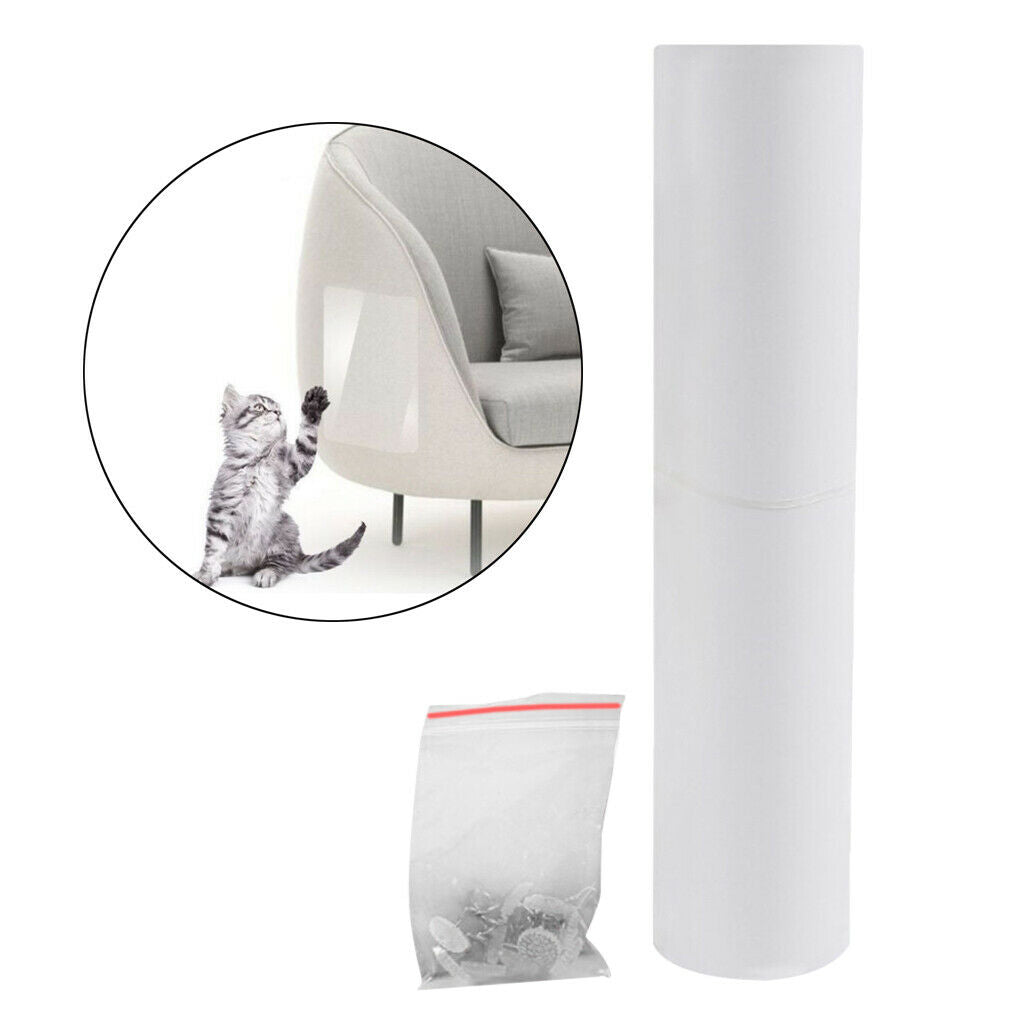 Cat Scratch Deterrent Tape Carprt Sofa Protector Training Tape 15x48cm 4Pcs