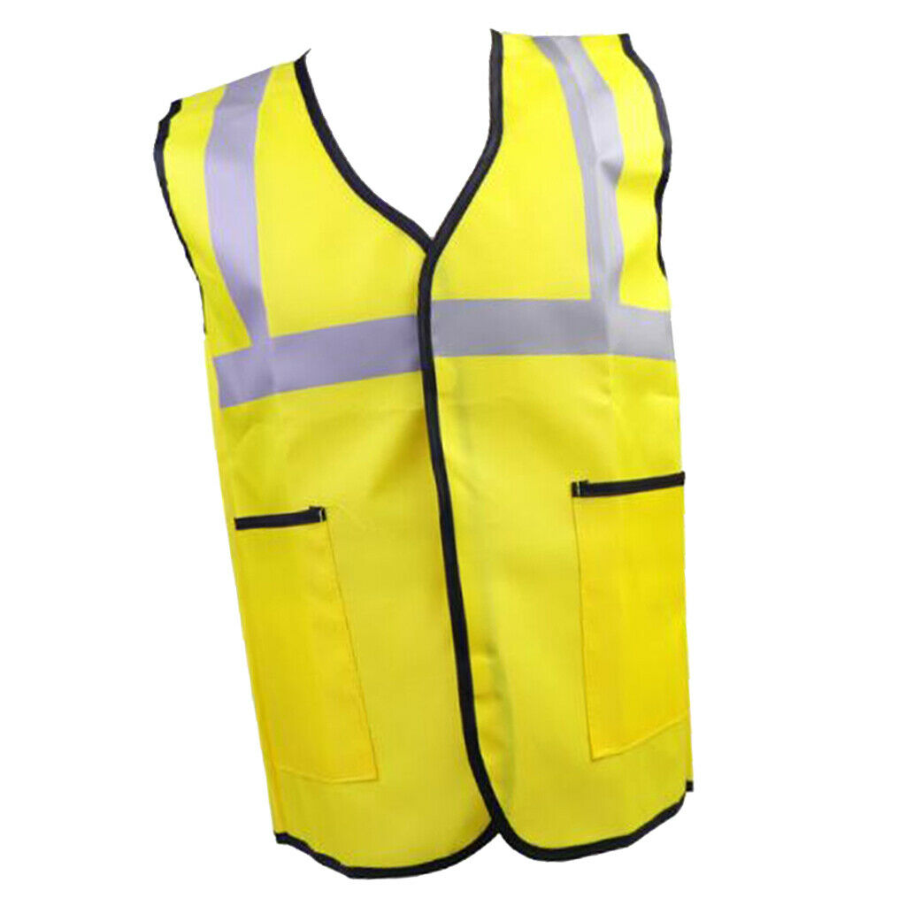 2Pcs Child Worker Role Play Costume Kids Boys Girls Party Dress Up Saftety Vest