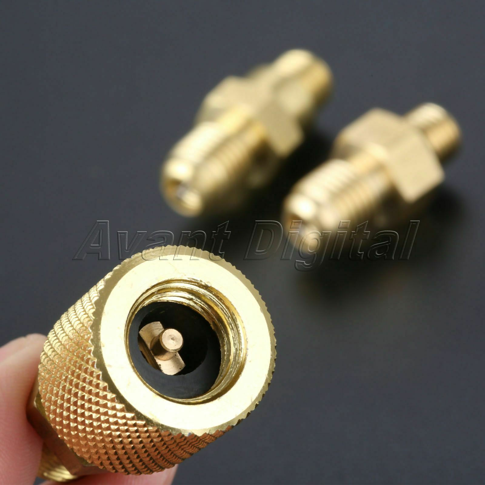 Auto A/C Air R134A R12 Conditioner Refrigeration Converting Adapter Hose Set Kit