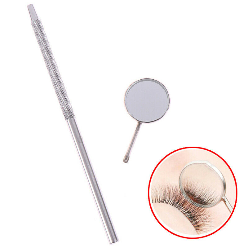 Stainless Steel Makeup Mirror Checking Eyelash Extension Dental Oral Mirr.l8