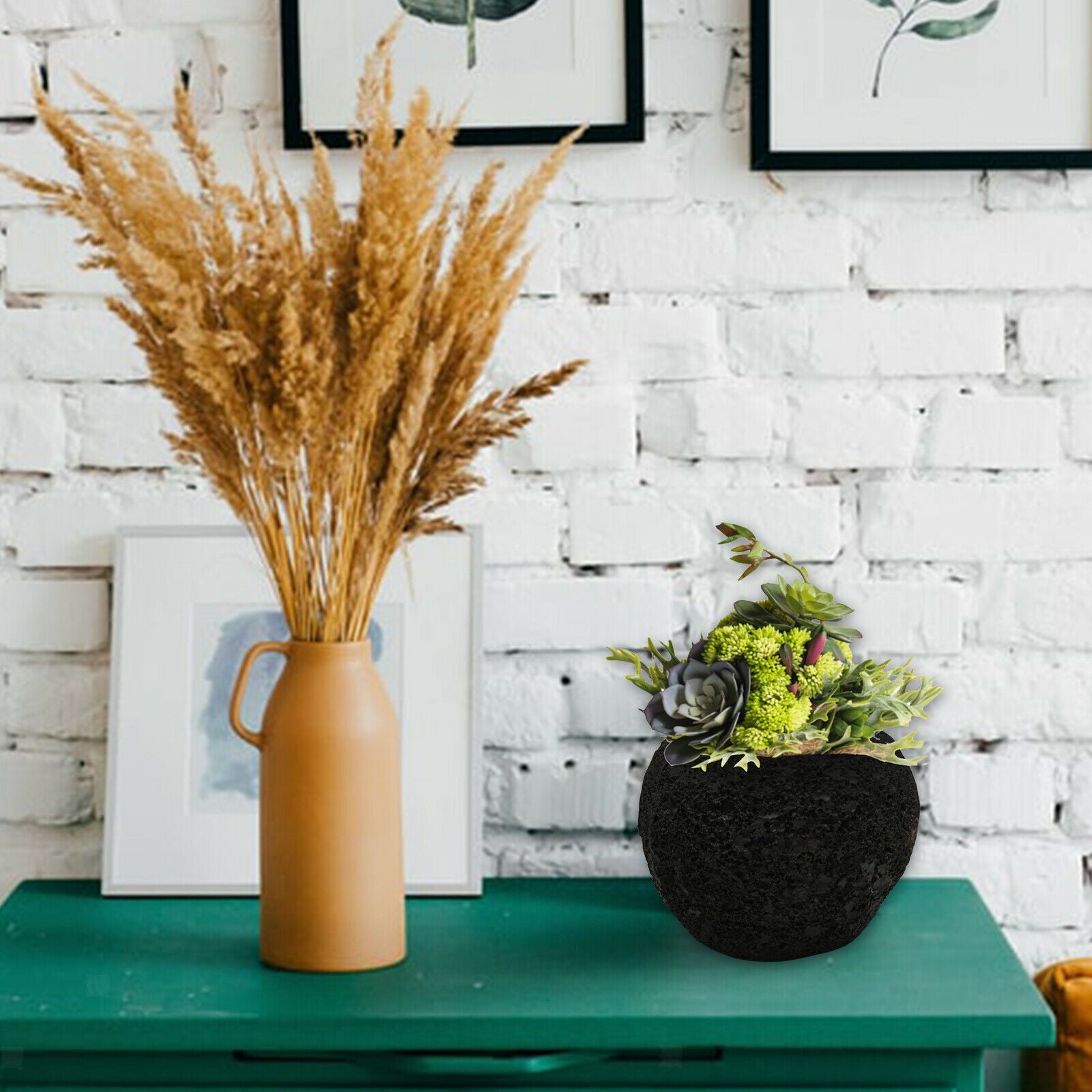 Flowerpot Mini Succulent Plants Planter Desktop Potted Holder Home Decor