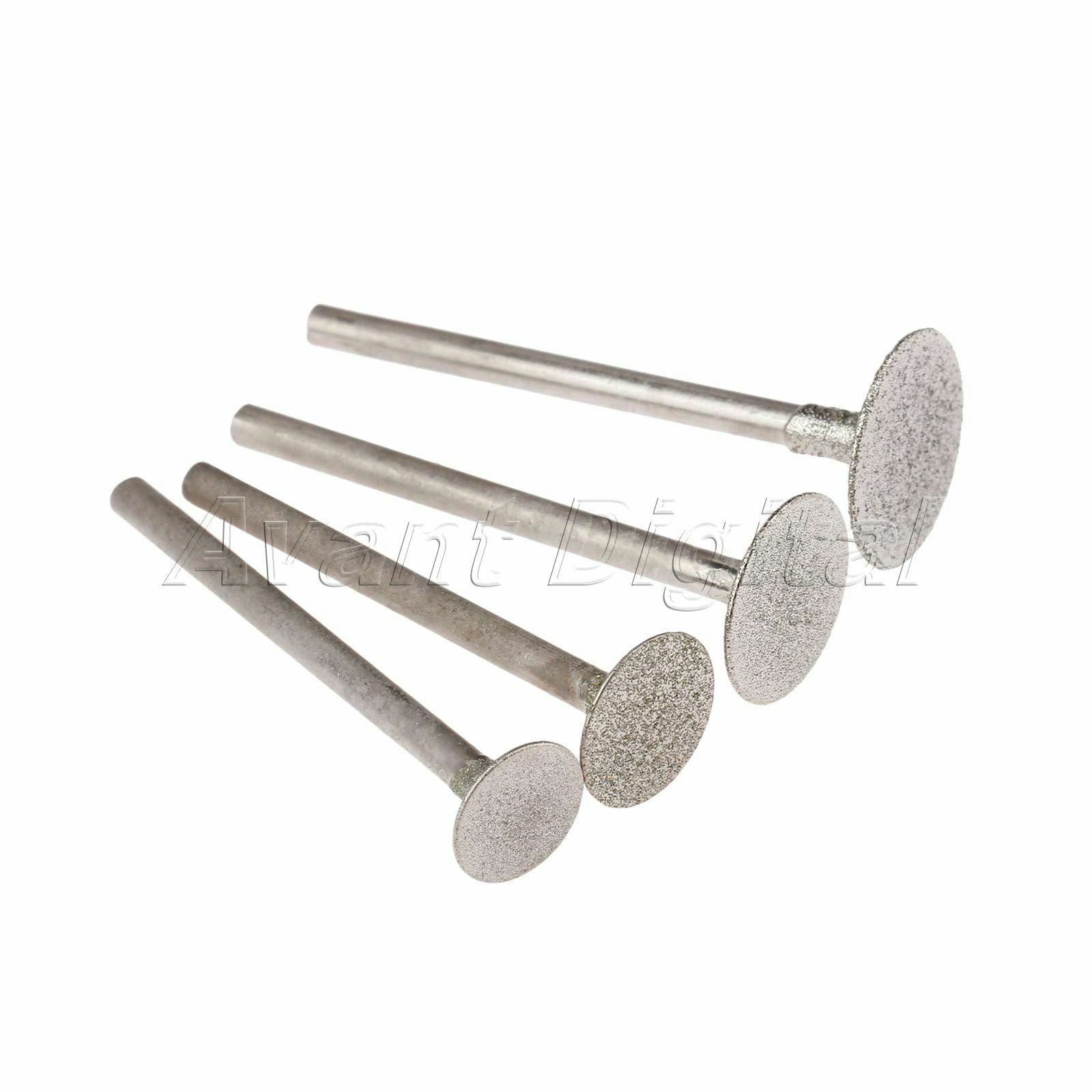 10-16mm Ultra-Thin T Head Carving Jade Stone Metal Grinding Drill Bits Kit 4pcs