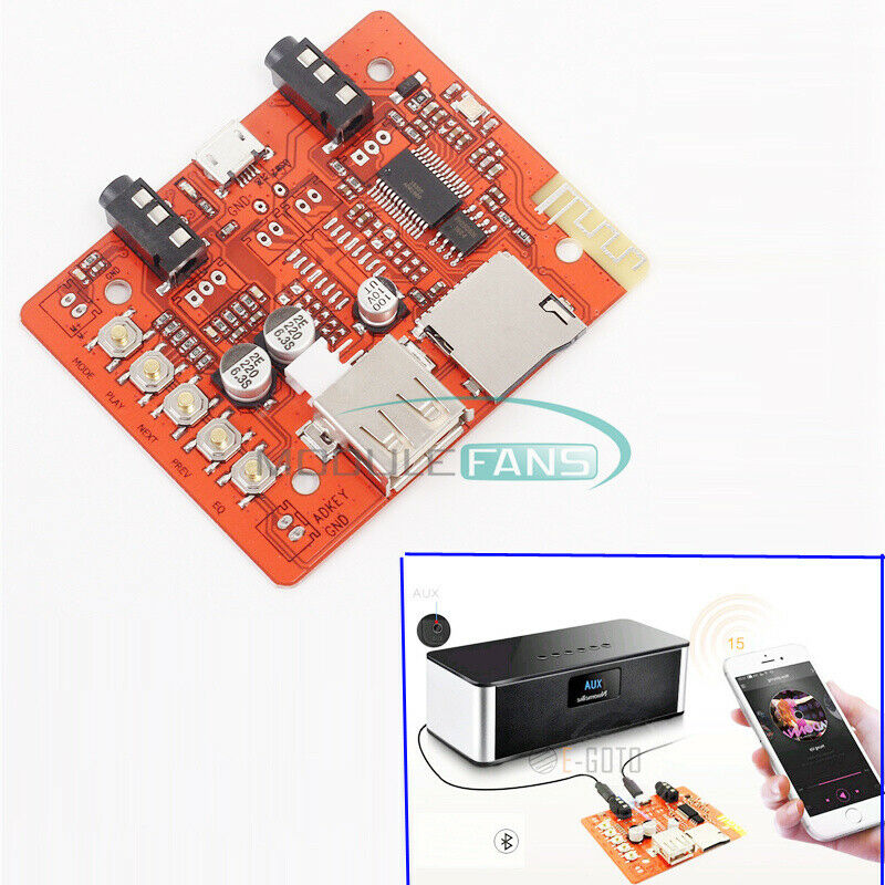 5V Receiver Audio Board Module Bluetooth For Stereo Amplifier