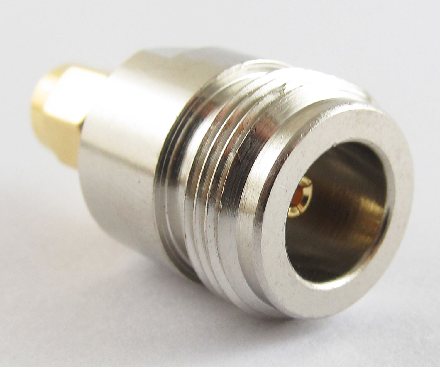 1pc Brass SMA Plug Male to N Jack Female Straight RF Coax Adapter Connector New