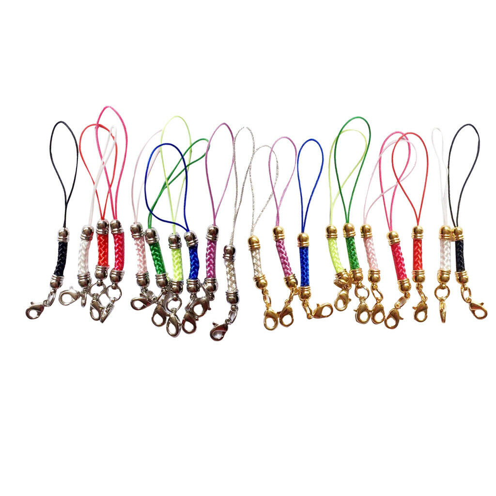 20pcs Colorful Phone Strap Lariat Lanyard Cord with Lobster Clasps
