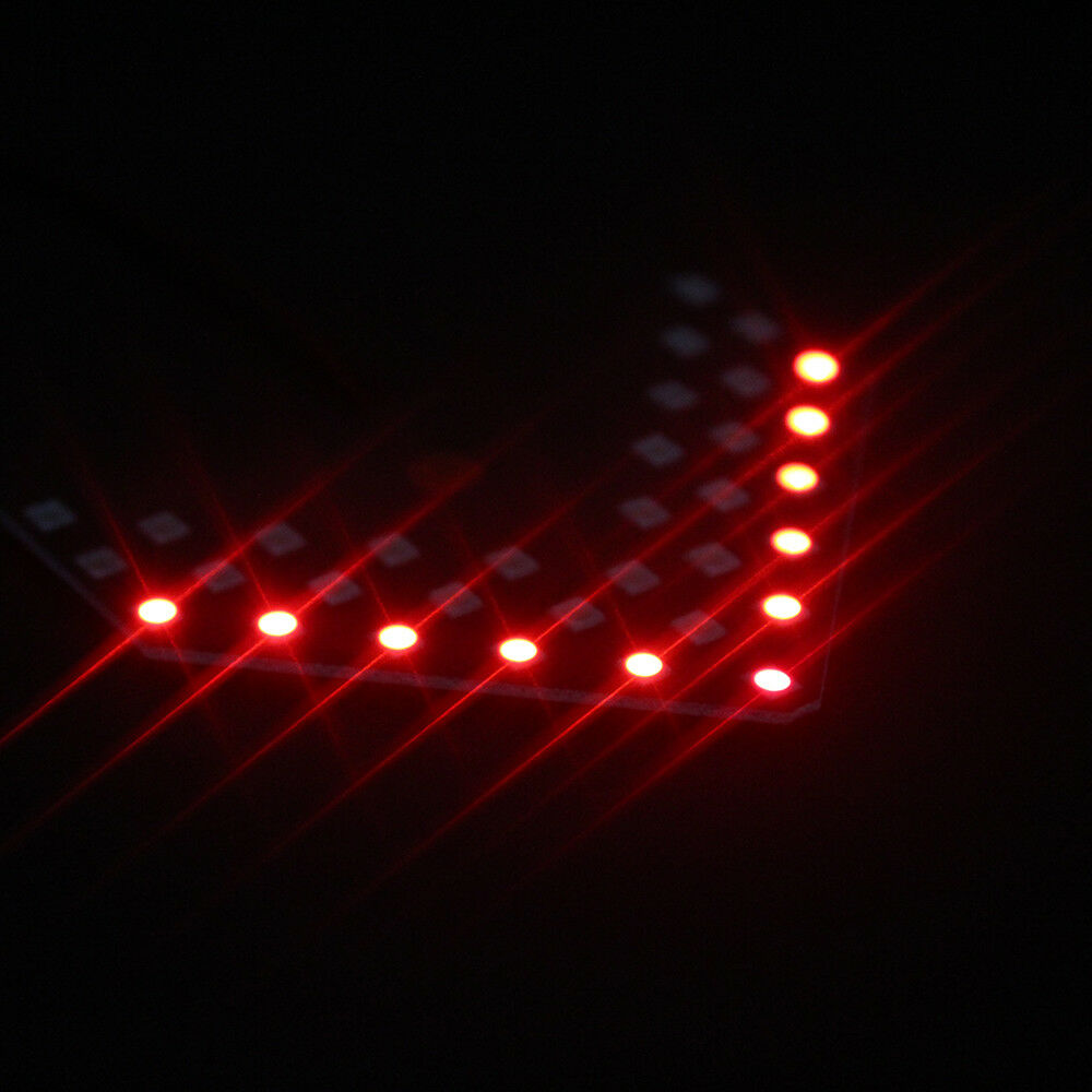 2 Super Red 33-SMD Sequential LED Arrows for Car Side Mirror Turn Signal Lights