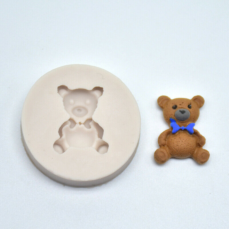 1pcs Bear Silicone Mold Mini Fondant Mold Cake Decorating Tools Chocolate MY1