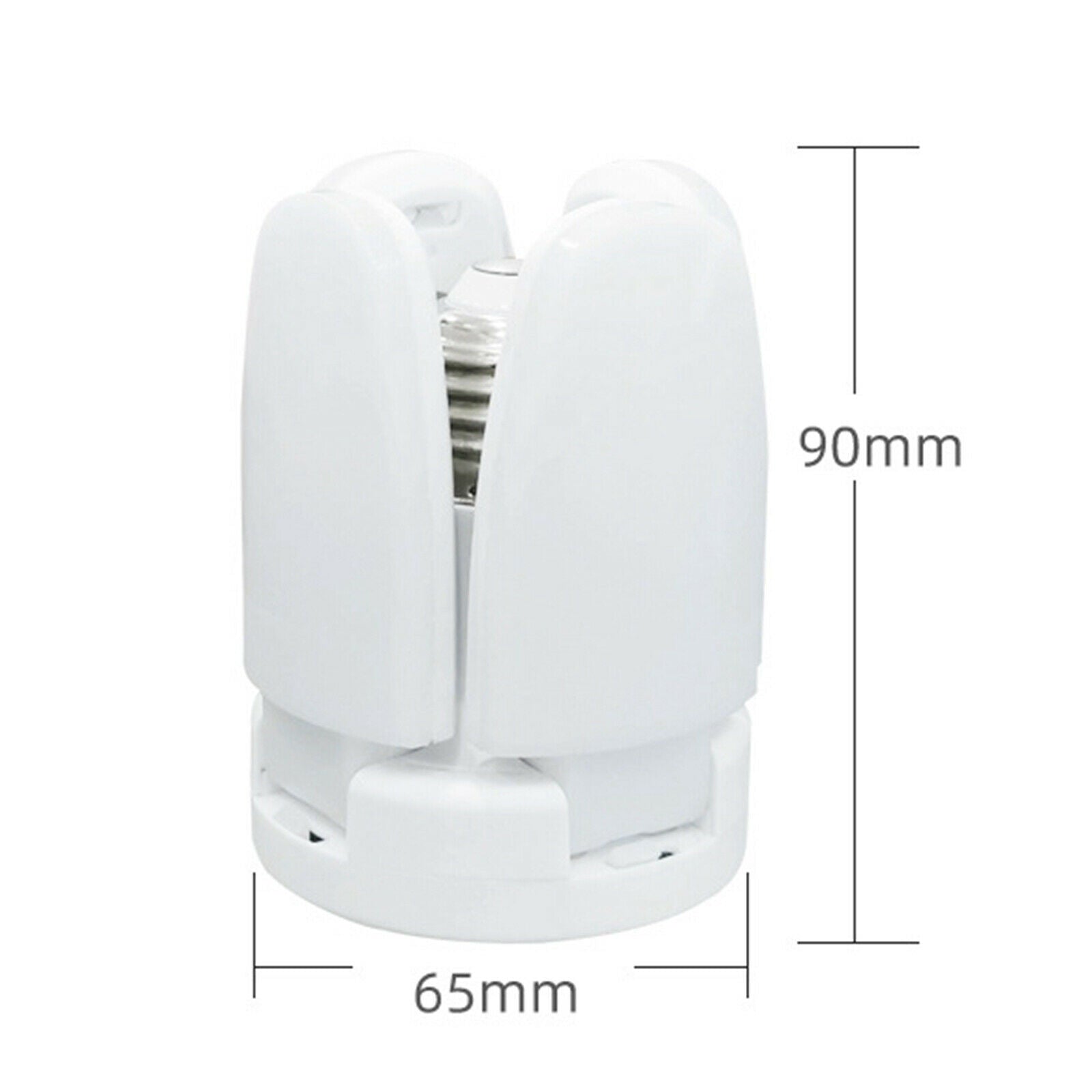 Premium 28W E27 LED Garage Light Deformable Lights 4 Adjustable Panels Lamp
